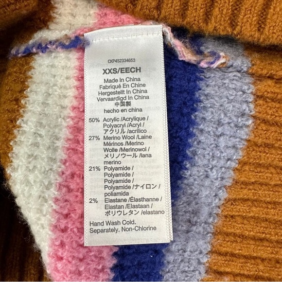 Madewell Striped Multicolor Women's Sweater - Picture 3 of 11